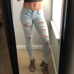American Eagle distressed jeans